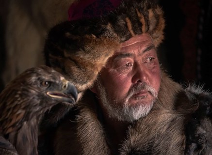 Mongolian eagle hunter