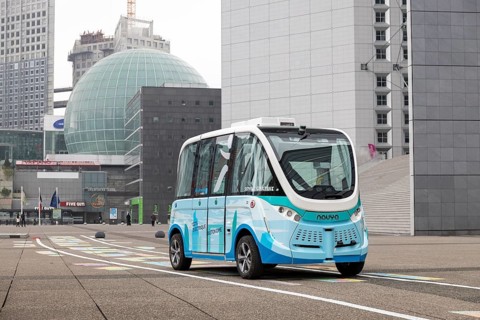 Navya autonomous minibus