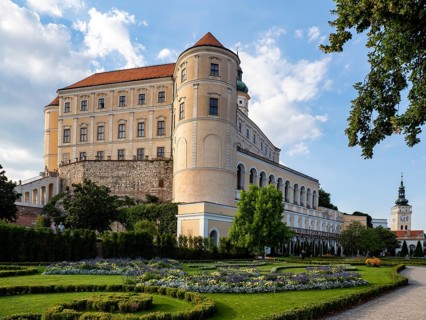 Mikulov Castle with castle park