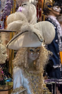 Mannequin in carnival costume