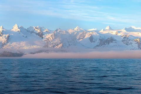 Snow-covered mountains