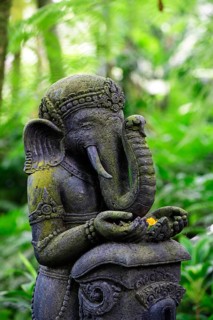 Ganesha Elephant God Statue at Mason Elephant Park & Lodge