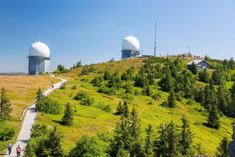 Military towers with radome