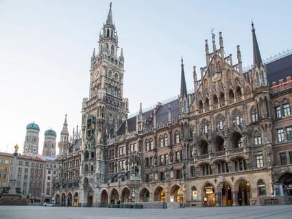 Deserted Marienplatz