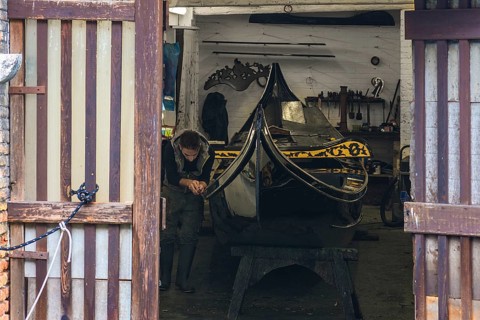 Construction of a nacelle in a boatyard