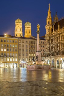 Deserted Marienplatz