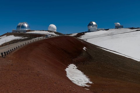 Road to Mauna Kea Observatory