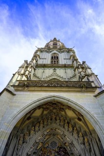 Church tower of the Bern Minster, Inner City