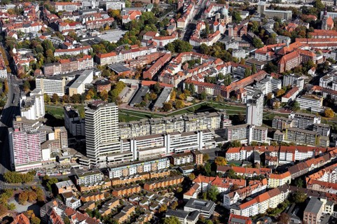 Ihme-Zentrum, apartments and offices and shopping centre