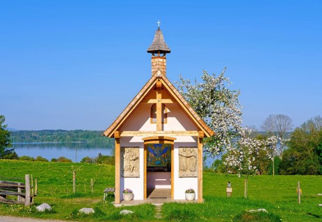 Chapel of the guardian angel Angels, Chapel in Luigenkam on Lake Starnberg