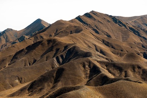 Barren mountain landscape, Lindis Pass