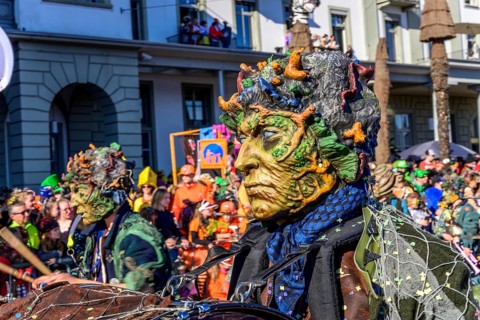 Masked person, Guggenmusiker