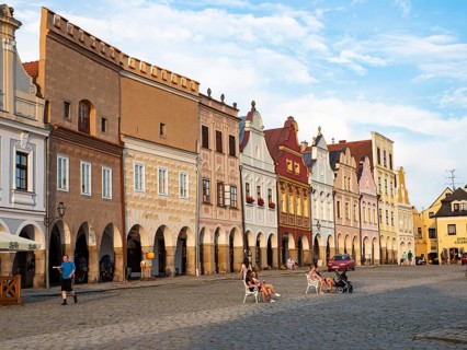 Historic row of houses, old town