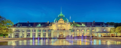 Illuminated spa gardens, Kaiserpalais