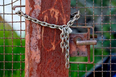 Chain with padlock, Niederwerth