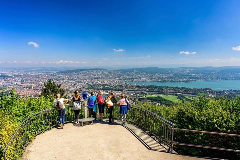People at the vantage point