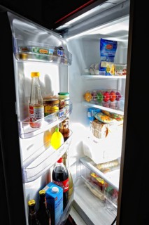 Filled fridge