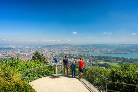 People at the vantage point