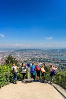 People at the vantage point