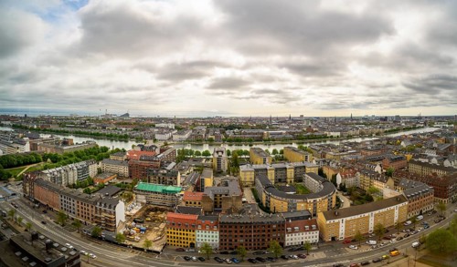 View over the city