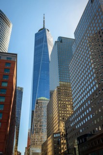 Skyscrapers on Vesey Street
