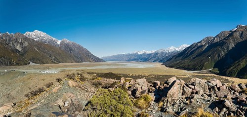 View over Hooker Valley