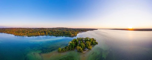 Panorama at sunrise