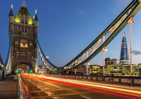 Tower Bridge in the evening