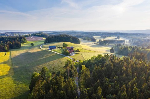 Cultural landscape with hamlet blocks