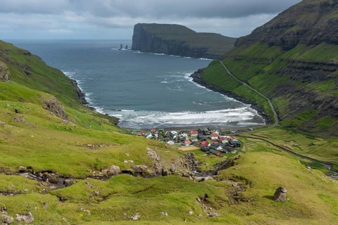 Overlooking Tjornuvik or Tjornuvik