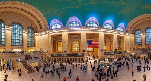 Interior view of Grand Central Station
