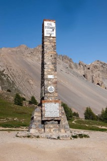 Alpine pass Col de l'Izoard
