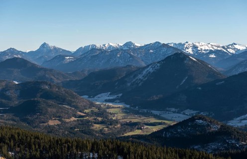 View from Jochberg to Jachenau