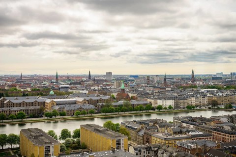 View over the city