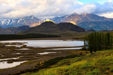 Sunlight over the Andes