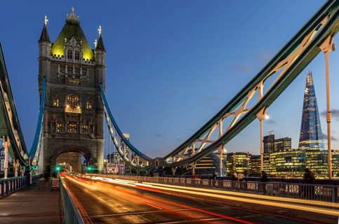 Tower Bridge in the evening