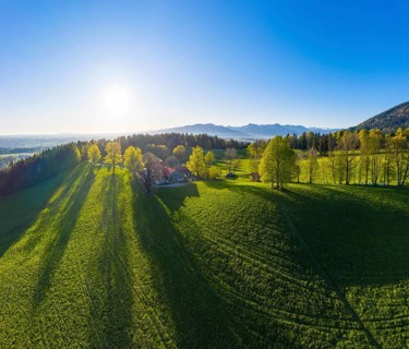 Buchberg near Wackersberg in the morning light