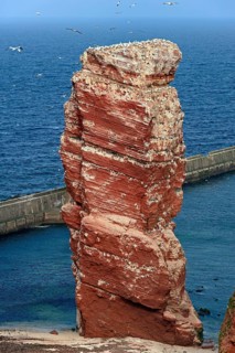 View to the landmark of Helgoland