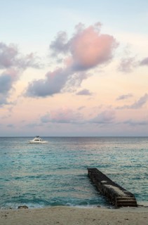 Dawn at the diving resort of Maria la Gorda