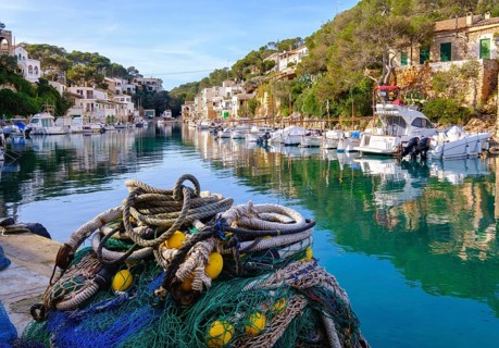 Fishing port in Cala Figuera
