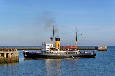 Historic steam ice breaker