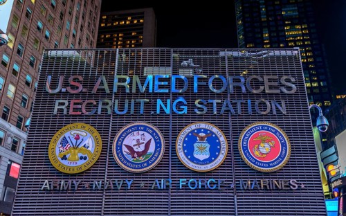US Armed Forces Recruitment Station