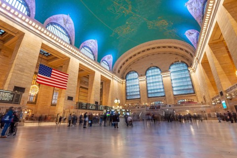 Interior view of Grand Central Station