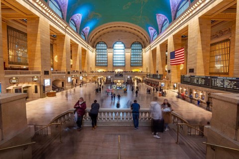 Interior view of Grand Central Station