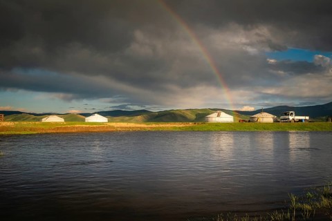 Four yurts or ger