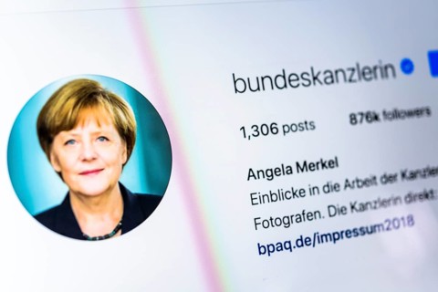 Official Instagram Page of Angela Merkel