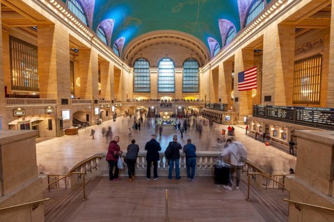 Interior view of Grand Central Station
