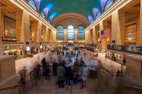 Interior view of Grand Central Station