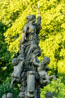 Baroque sculpture Floravase by Johann Friedrich von Humbach