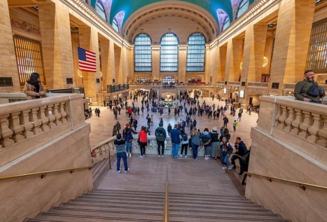 Interior view of Grand Central Station